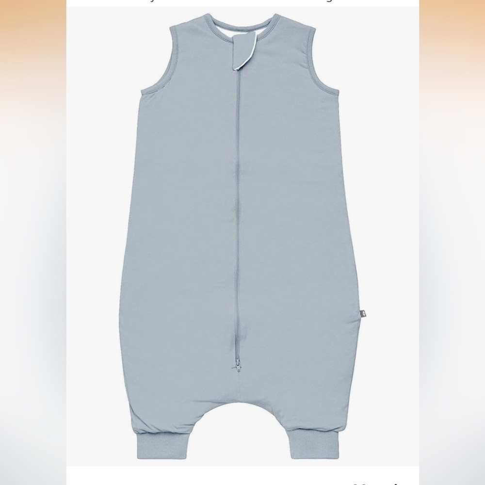 Kyte Baby Bamboo Walker Sleep Sack 1.0 tog Light Blue Size Large (18-36 months)